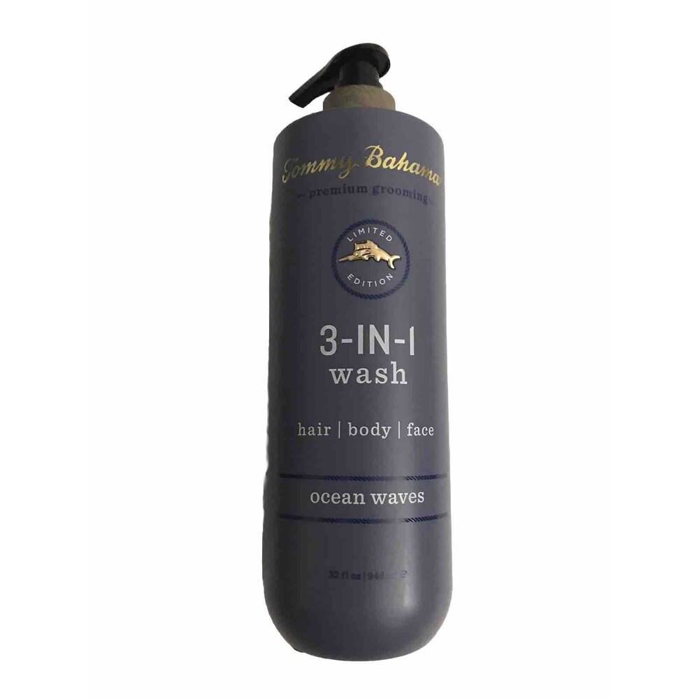 Tommy Bahama Ocean Waves 3-in-1 Men’s Wash 32 fl oz  Hair/Body/Face One Size